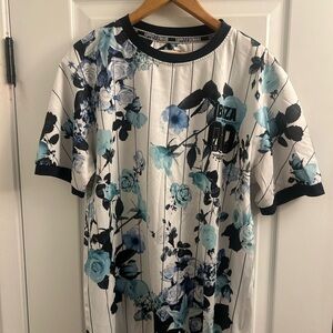 Floral Print Men's Shirt